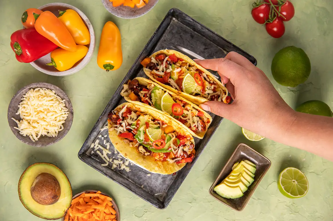Tacos de coliflor