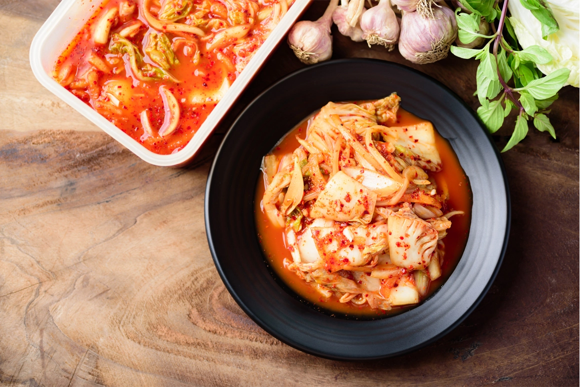 Kimchi y chucrut
