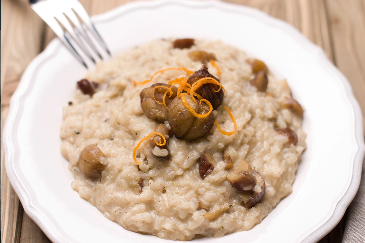 Chestnut and Parmesan risotto