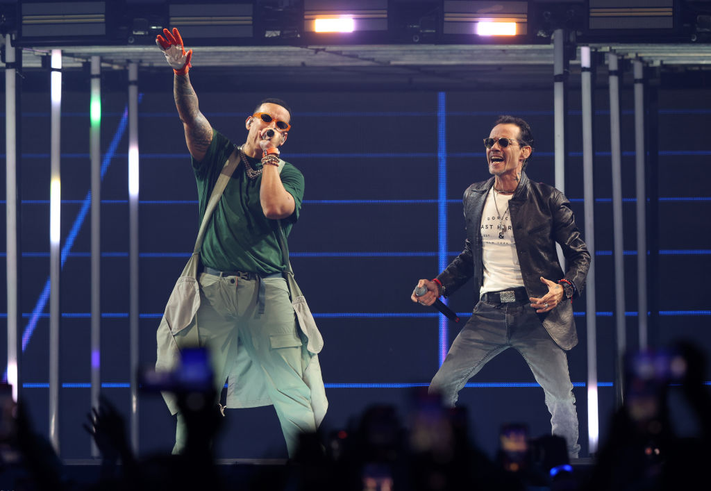 Daddy Yankee, during a concert in miami from "La Última Vuelta World Tour"