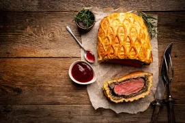 How is Beef Wellington made?