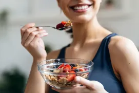Alimentación saludable y rica en hierro.