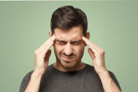 When we are hit, the brain, which is a soft structure that is not rigidly attached, shifts inside the skull. 