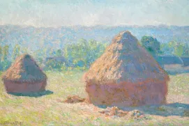 Claude Monet (1840-1926). Meules, fin de l’été, 1891. Oli sobre tela, 60,5 × 100,8 cm. París, Museu d’Orsay, Compra sobre els fons d’una donació anònima canadenca, 1975, RF 1975 3 Foto: © Museu d’Orsay, dist. GrandPalaisRmn / Patrice Schmid