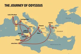 Arqueòlegs i cartògrafs somien, des de fa segles, plasmar en un mapa la mítica ruta de l’Odissea; una de les que han guanyat més adeptes els últims anys és el que proposa Peter T. Struck.
