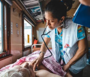 Acción humanitaria de Assistència Sanitària y Médicos Sin Fronteras