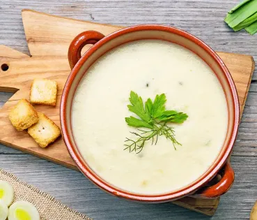 Cómo hacer vichyssoise tradicional