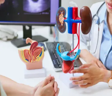 Consulta mèdica, doctora parlant amb una pacient.