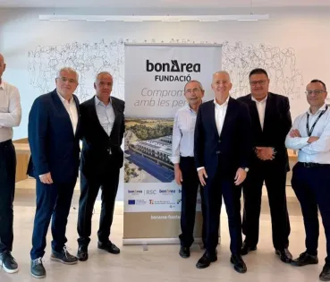 The meeting between ASISA and bonÀrea executives took place at the agri-food group's headquarters in Guissona (Lleida)