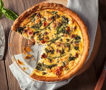 Quiche de verduras: una cena rápida y saludable