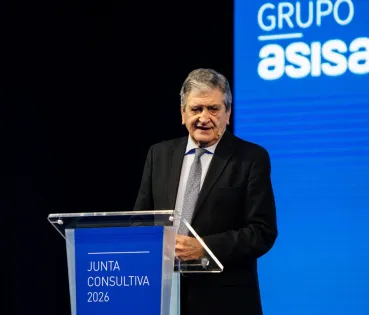 ASISA’s CEO, Dr. Enrique de Porres, during the closing of the company’s Advisory Board Meeting at which the ASISA Group results were presented.