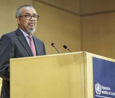Secretary-General Tedros Adhanom Ghebreyesus. © WHO / Antoine Tardy.