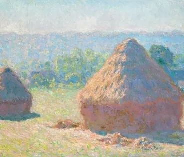 Claude Monet (1840-1926). Meules, fin de l’été, 1891. Oli sobre tela, 60,5 × 100,8 cm. París, Museu d’Orsay, Compra sobre els fons d’una donació anònima canadenca, 1975, RF 1975 3 Foto: © Museu d’Orsay, dist. GrandPalaisRmn / Patrice Schmid