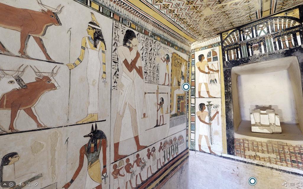 Faraones, tumbas y monumentos. Las autoridades egipcias han creado visitas virtuales para poder disfrutar de cerca de estas maravillas cerradas por el Covid-19. 