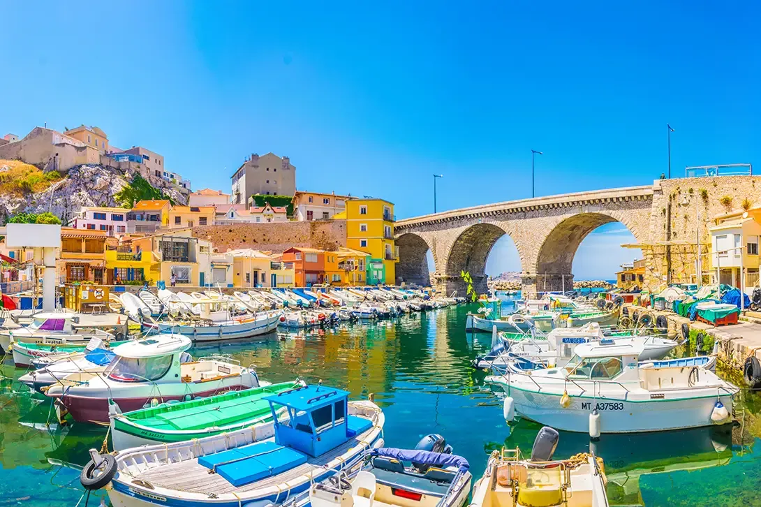 Vallon des Auffes puerto en Marsella