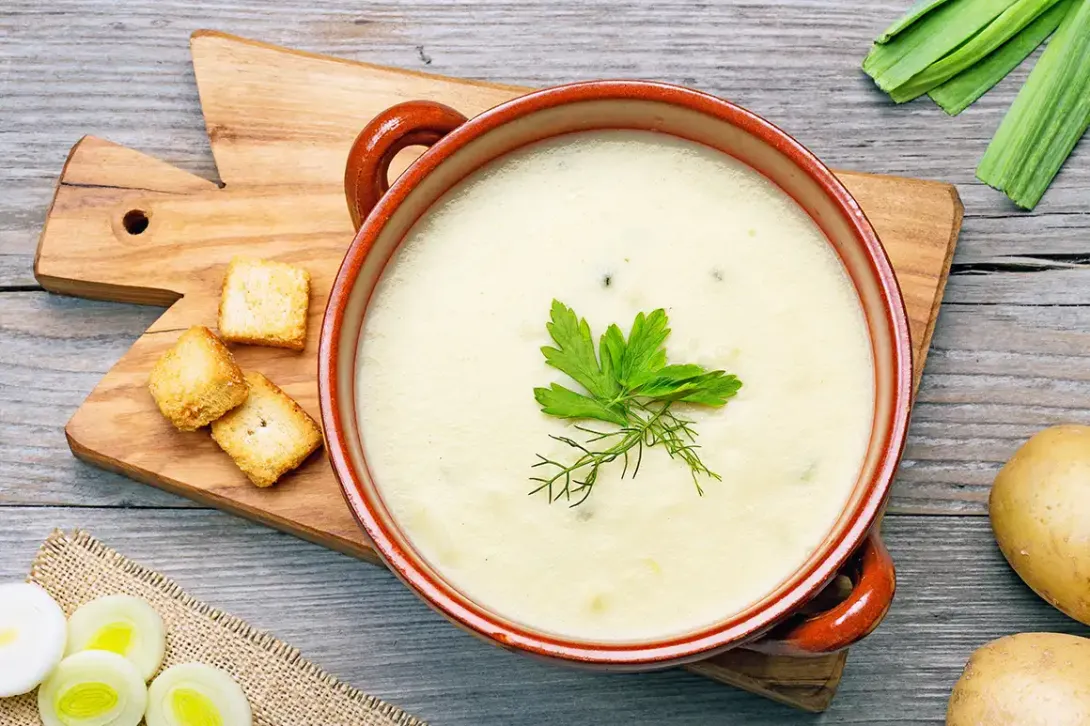 Cómo hacer vichyssoise tradicional