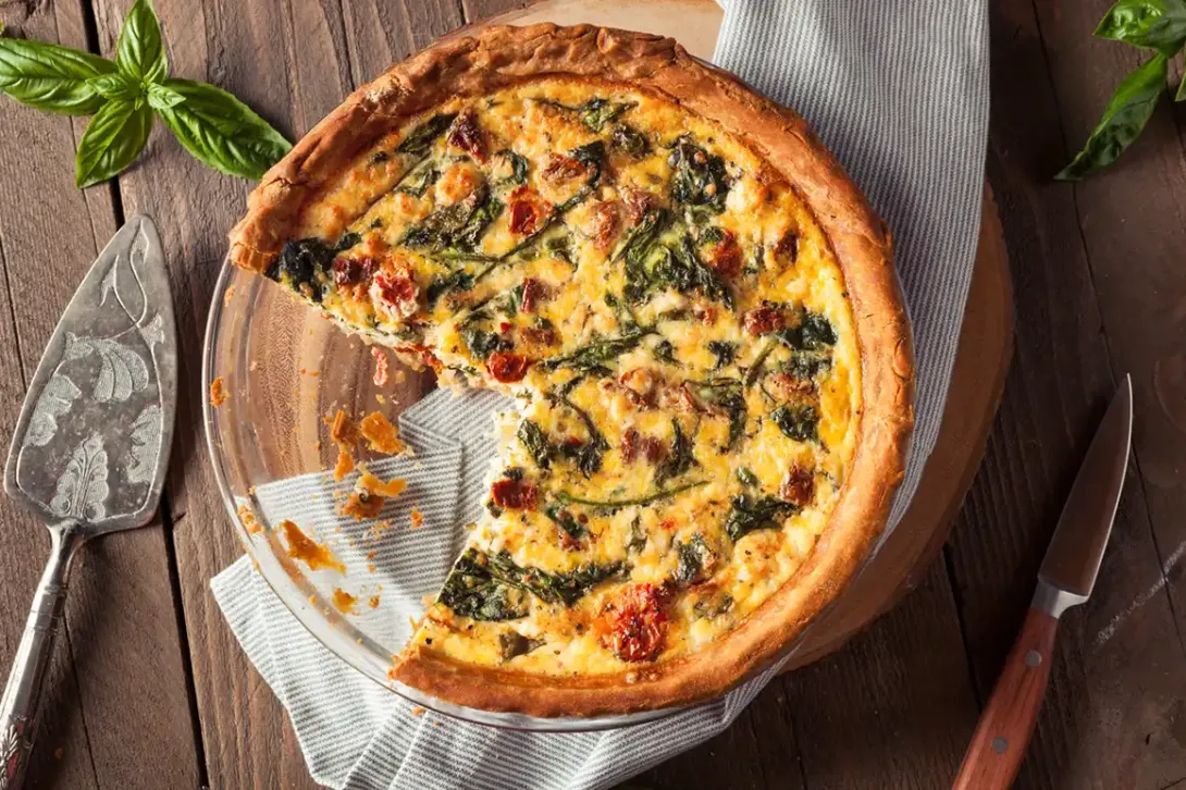 Quiche de verduras: una cena rápida y saludable