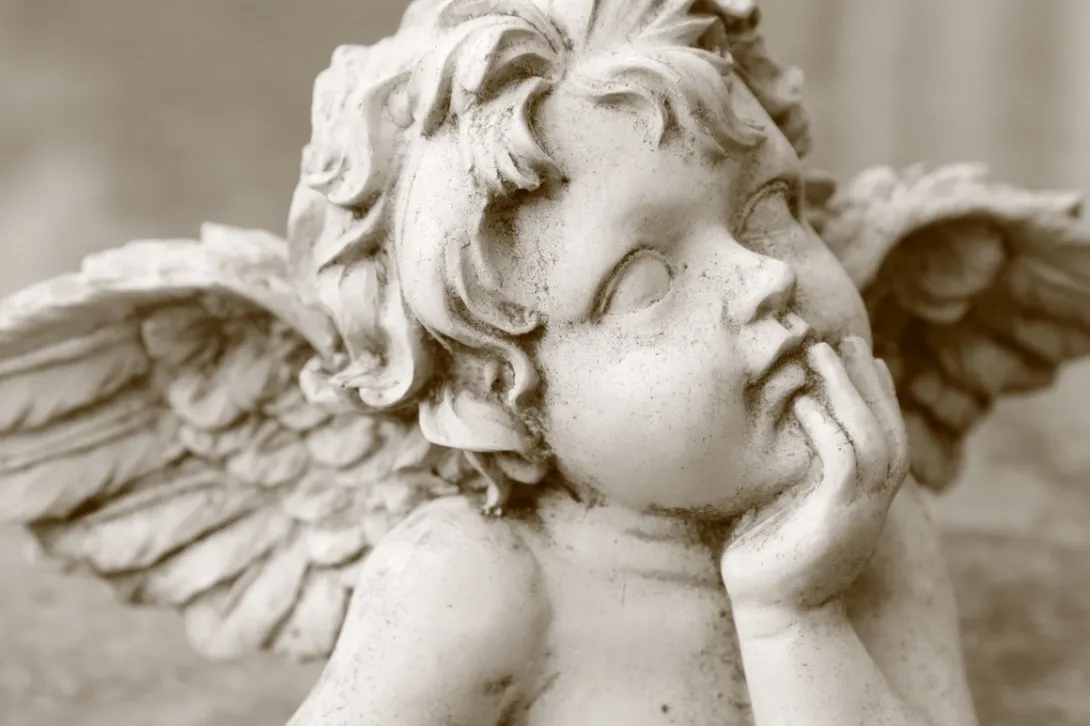 Imatge d’un Cupid, una figura molt relacionada amb el Dia dels Enamorats.