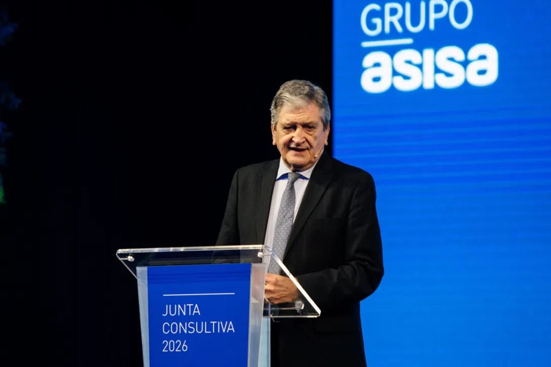 El consejero delegado de ASISA, Dr. Enrique de Porres, durante la clausura de la Junta Consultiva de la compañía en la que se presentaron los resultados del Grupo ASISA.